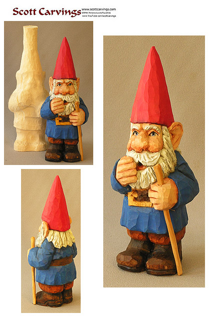 Bewildered Nome Rough out – 7.5″ X 3″ X 2.5″ – $25.00