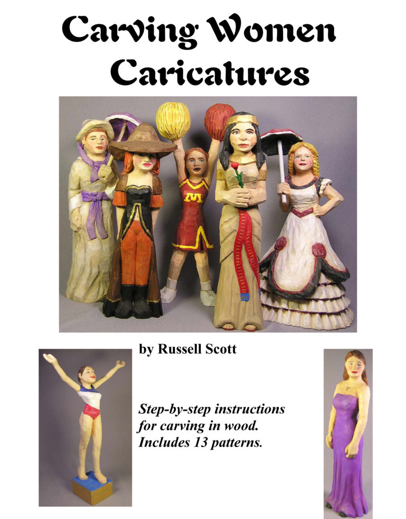 Carving Women Caricatures Book - $9.00