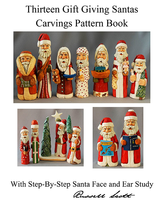 Thirteen Gift Giving Santas Pattern Book - $9.00