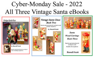 Cyber-Monday Sale Three Vintage Santa eBooks 2022