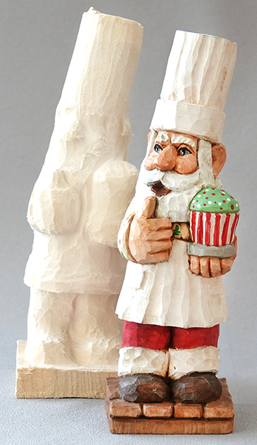 Cup Cake Chef Santa – 7.5″ X 2.5″ X 2.5″ – $25.00